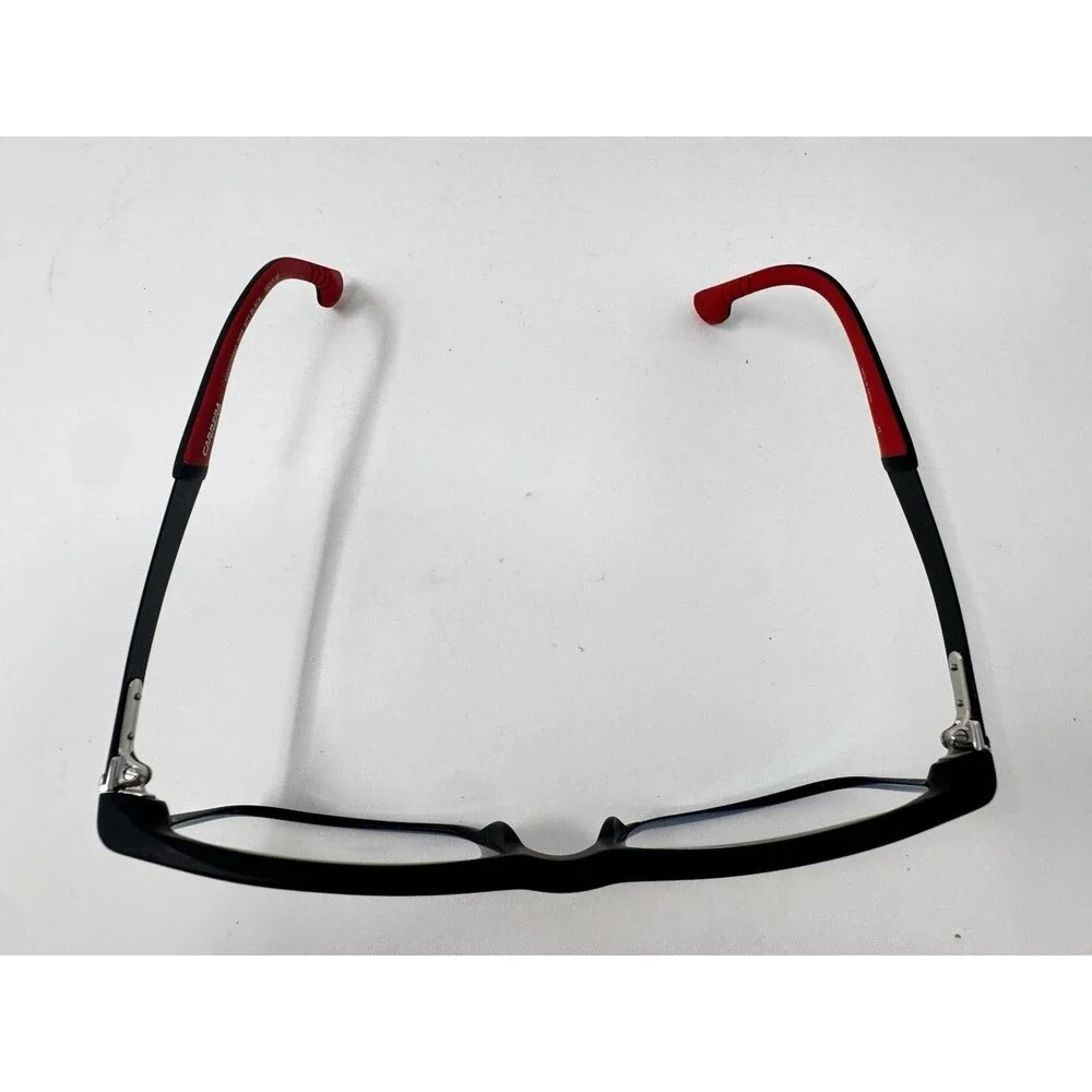 Carrera CA8255SAM 0088 Matte Black Red Eyeglass Frames 55-17-145 Authentic
